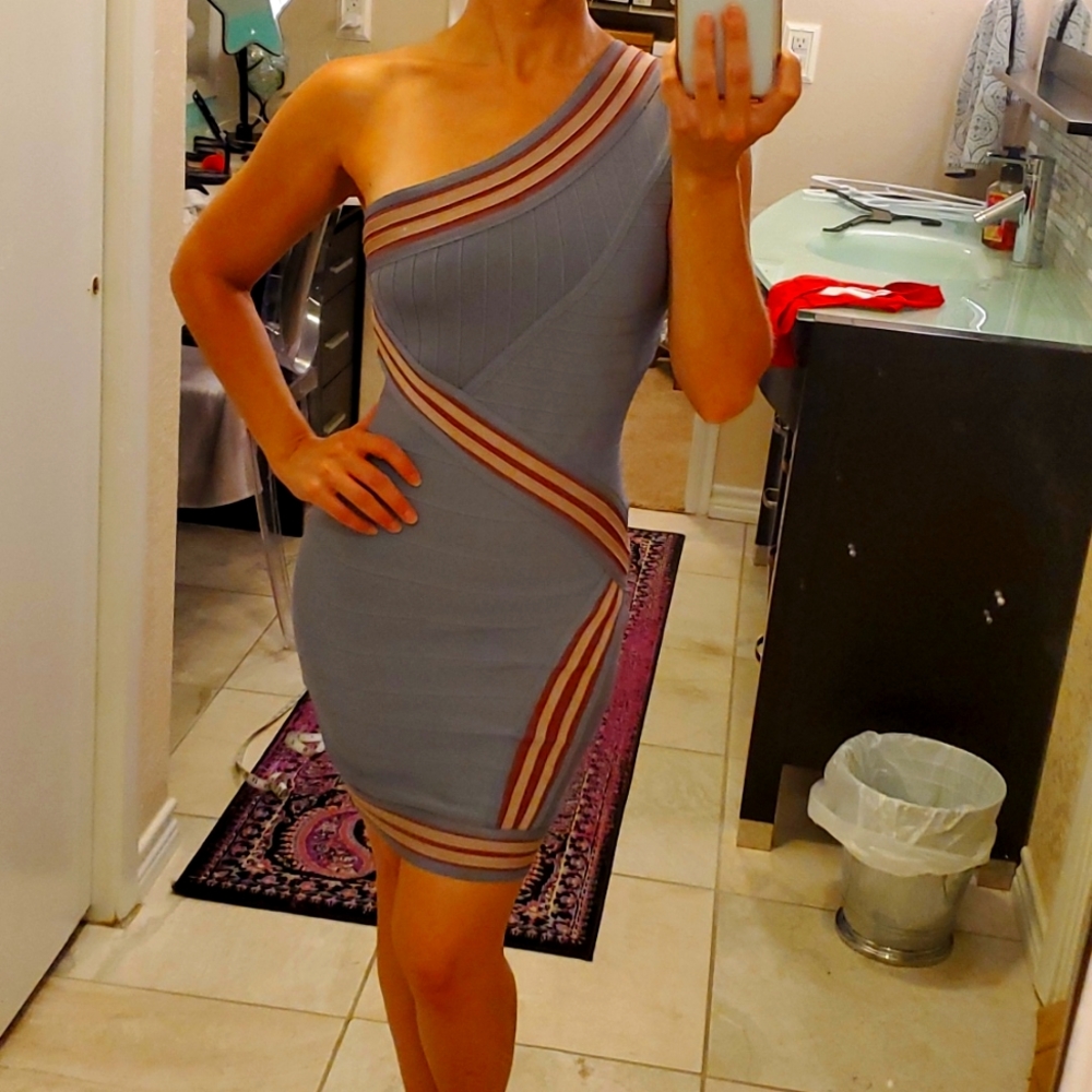 Figure hugging bodycon dress